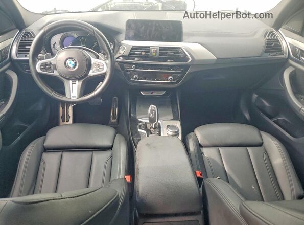 5UXTS3C5XK0Z08036 2019 BMW X3 White Dashboard view