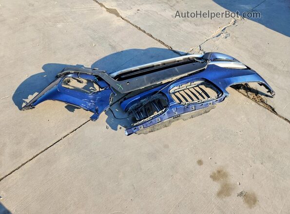 5UXTY3C00L9C60600 2020 BMW X3 Blue ძრავის განყოფილების ხედი