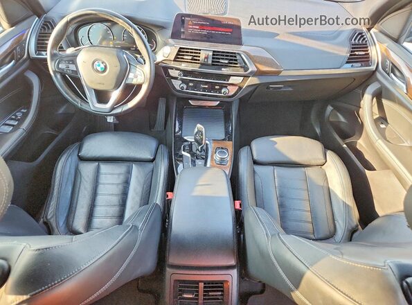 5UXTY3C00L9C60600 2020 BMW X3 Blue წინა პანელის ხედი
