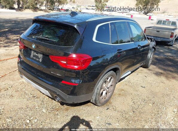 5UXTY3C00M9G13290 2021 BMW X3 Black Tył prawy