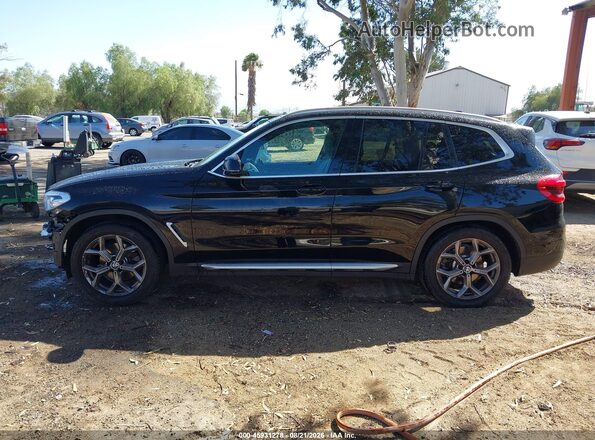 5UXTY3C00M9G13290 2021 BMW X3 Black 