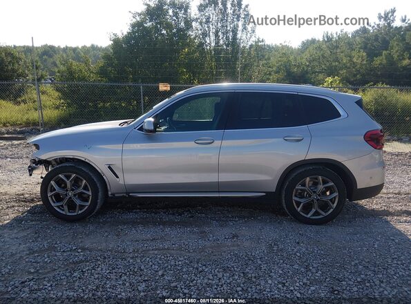 5UXTY3C01M9G67228 2021 BMW X3 Silver Սալոնի 360 աստիճան տեսք
