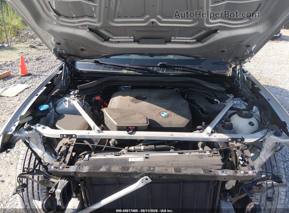 5UXTY3C01M9G67228 2021 BMW X3 Silver Հետևի տեսք