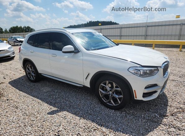 5UXTY3C02L9B31497 2020 BMW X3 White Առջևի աջ