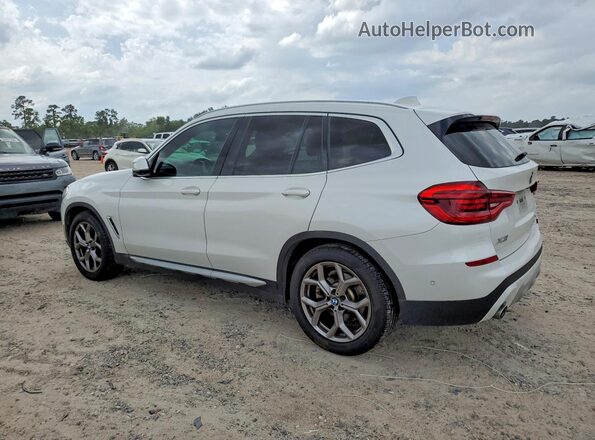 5UXTY3C02M9D78987 2021 BMW X3 White უკანა მარცხენა