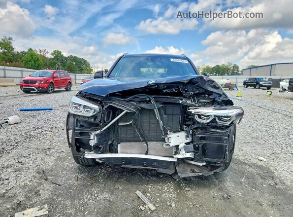5UXTY3C02M9E50657 2021 BMW X3 Black Вид спереду