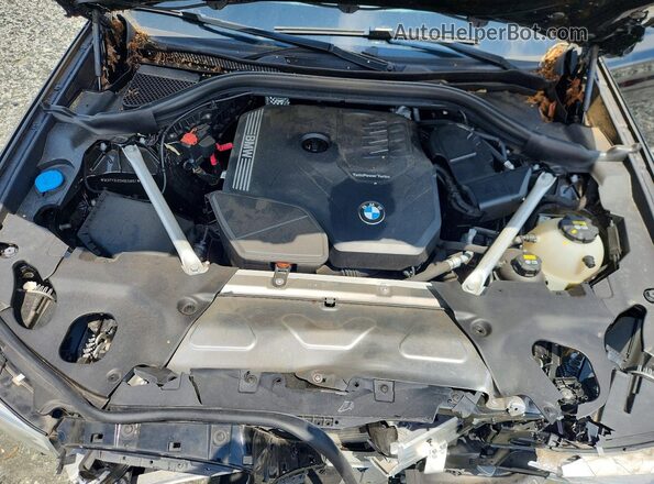 5UXTY3C02M9E50657 2021 BMW X3 Black Вид підкапотного простору