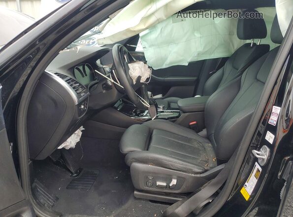 5UXTY3C02M9F71852 2021 BMW X3 Black Սալոնի դիմացի տեսք