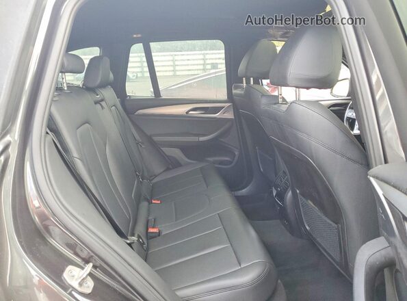 5UXTY3C02M9H42390 2021 BMW X3 Charcoal Սալոնի հետևի տեսք