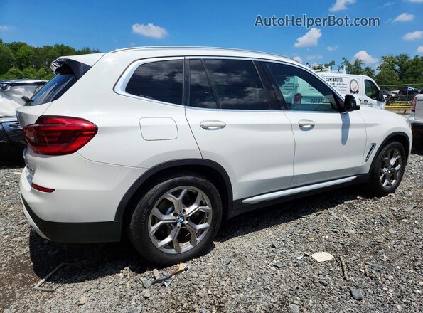 5UXTY3C03L9B17172 2020 BMW X3 White Задня права чверть