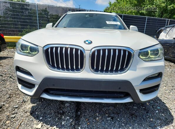 5UXTY3C03L9B17172 2020 BMW X3 White Вид спереду