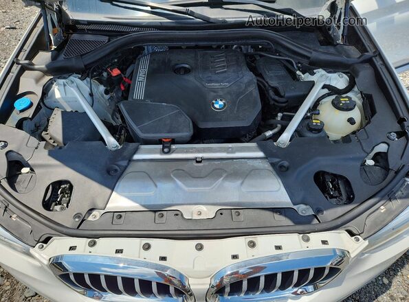 5UXTY3C03L9B17172 2020 BMW X3 White Вид підкапотного простору