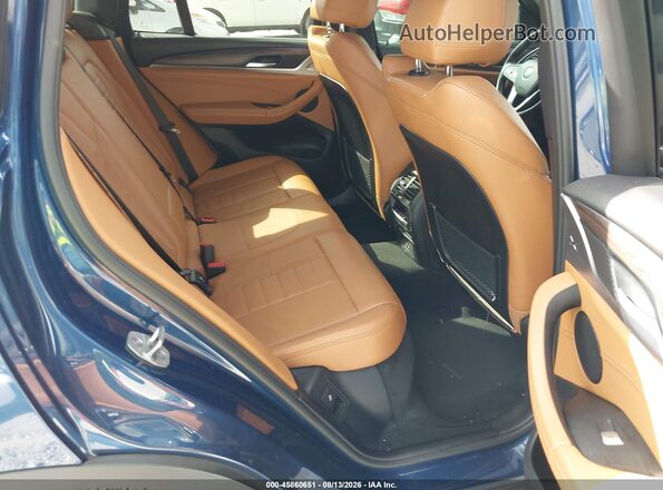 5UXTY3C03M9H50935 2021 BMW X3 Dark Blue VIN sticker view