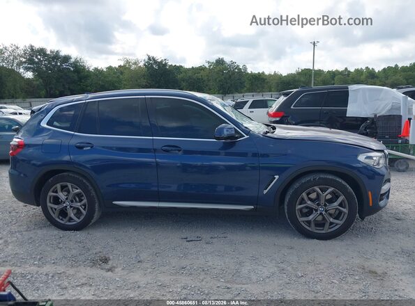 5UXTY3C03M9H50935 2021 BMW X3 Dark Blue Rear interior view