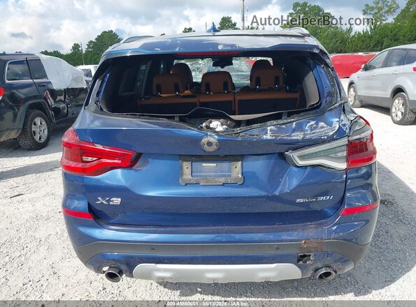 5UXTY3C03M9H50935 2021 BMW X3 Dark Blue 