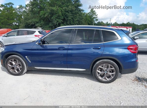 5UXTY3C03M9H50935 2021 BMW X3 Dark Blue 360 interior view