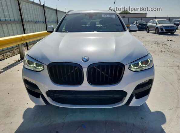 5UXTY3C03M9H57707 2021 BMW X3 Белый Вид спереди