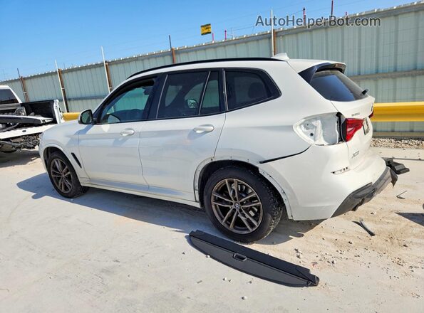 5UXTY3C03M9H57707 2021 BMW X3 Белый Задняя левая четверть
