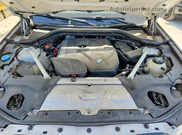 5UXTY3C03M9H57707 2021 BMW X3 Белый Вид подкапотного пространства
