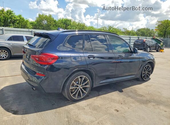 5UXTY3C04L9B17021 2020 BMW X3 Black Trasero derecho