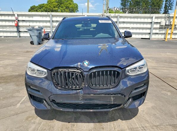 5UXTY3C04L9B17021 2020 BMW X3 Black Vista frontal