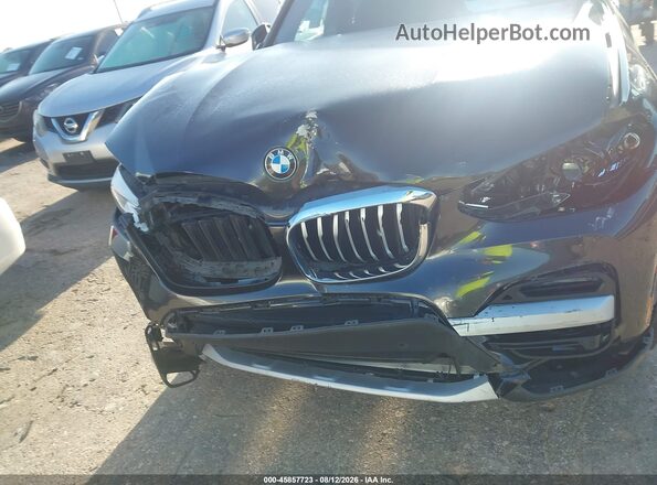 5UXTY3C04L9D23763 2020 BMW X3 Black ხელსაწყოთა პანელის ხედი