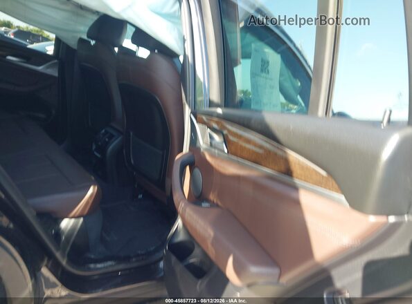 5UXTY3C04L9D23763 2020 BMW X3 Black VIN კოდის სტიკერის ხედი