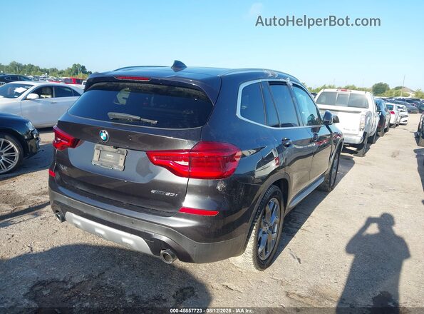 5UXTY3C04L9D23763 2020 BMW X3 Black უკანა მარჯვენა