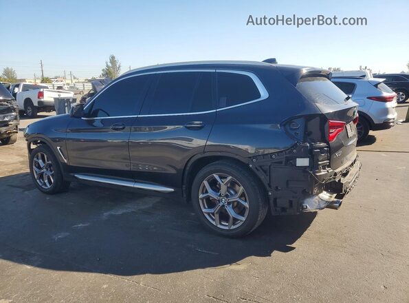 5UXTY3C04LLU71170 2020 BMW X3 Black Задня права чверть
