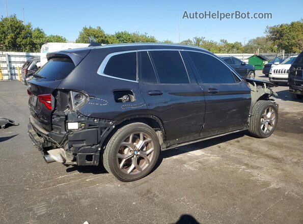 5UXTY3C04LLU71170 2020 BMW X3 Black Вид спереду