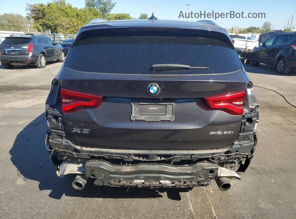 5UXTY3C04LLU71170 2020 BMW X3 Black Вид задніх сидінь