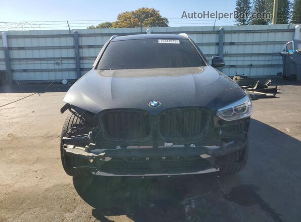 5UXTY3C04LLU71170 2020 BMW X3 Black Вид панелі приладів