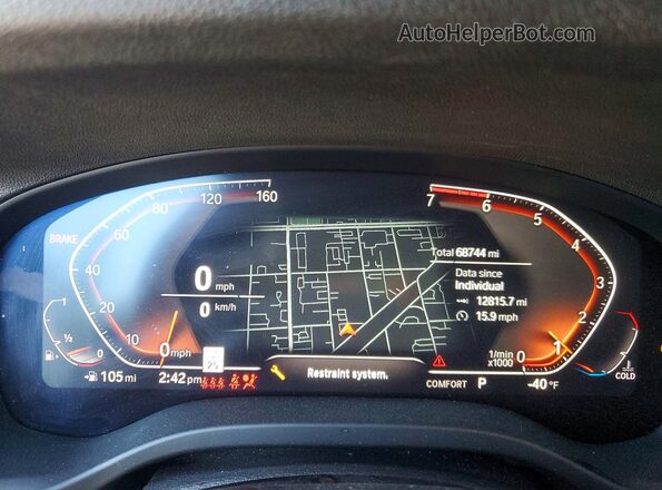 5UXTY3C04LLU71170 2020 BMW X3 Black 