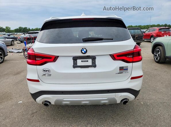 5UXTY3C04M9G54067 2021 BMW X3 Белый Вид сзади