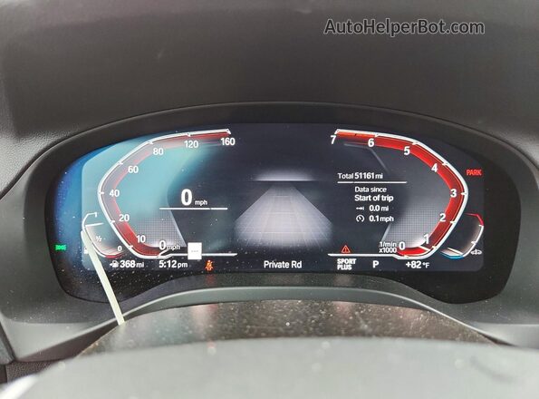 5UXTY3C04M9G54067 2021 BMW X3 Белый Вид щитка приборов
