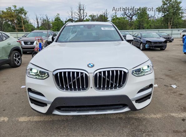 5UXTY3C04M9G54067 2021 BMW X3 Белый Вид спереди