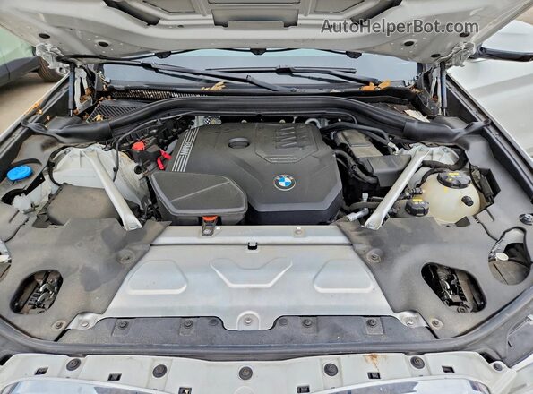 5UXTY3C04M9G54067 2021 BMW X3 Белый Вид подкапотного пространства