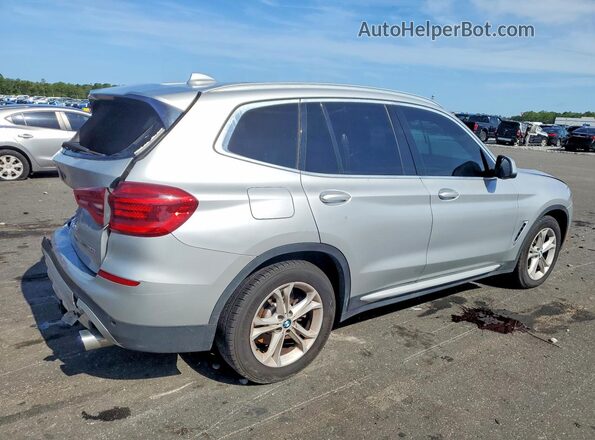 5UXTY3C06LLE55197 2020 BMW X3 Silver Rear right