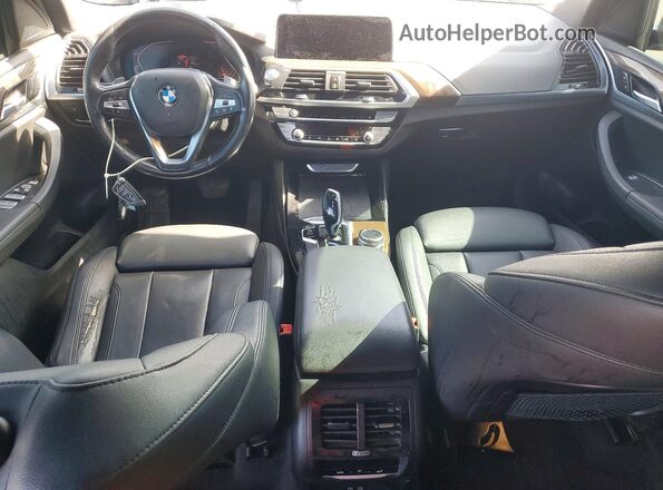 5UXTY3C06LLE55197 2020 BMW X3 Silver Dashboard view