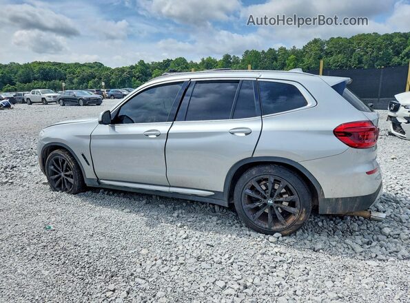 5UXTY3C06LLU70411 2020 BMW X3 Silver Հետևի ձախ