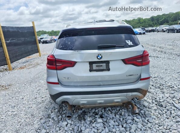 5UXTY3C06LLU70411 2020 BMW X3 Silver Հետևի տեսք