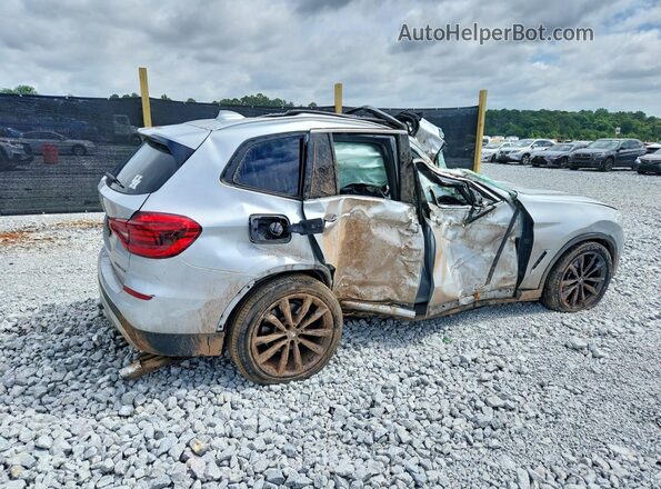 5UXTY3C06LLU70411 2020 BMW X3 Silver Հետևի աջ