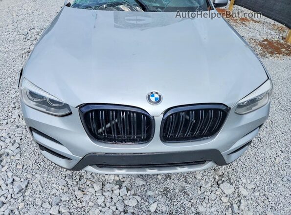 5UXTY3C06LLU70411 2020 BMW X3 Silver Սալոնի հետևի տեսք