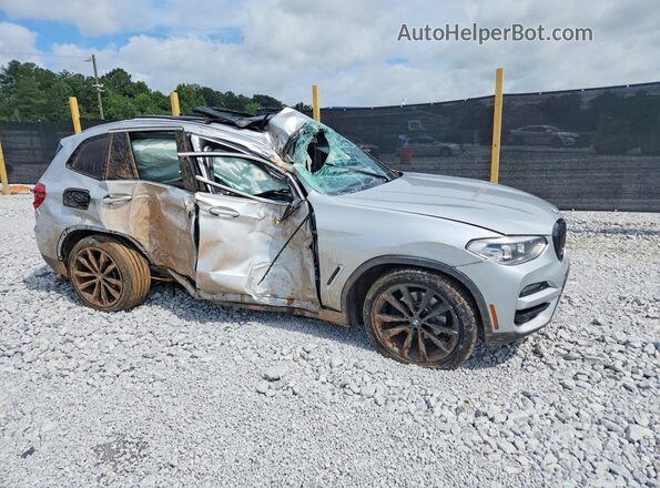 5UXTY3C06LLU70411 2020 BMW X3 Silver Առջևի աջ
