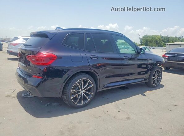 5UXTY3C06M9E04409 2021 BMW X3 Blue უკანა მარჯვენა