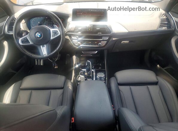 5UXTY3C06M9E04409 2021 BMW X3 Blue წინა პანელის ხედი