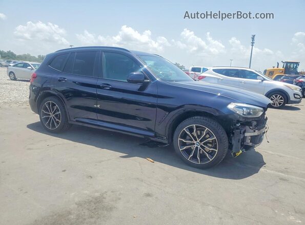 5UXTY3C06M9E04409 2021 BMW X3 Blue წინა მარჯვენა