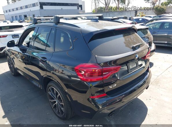 5UXTY3C06M9E16415 2021 BMW X3 Black Հետևի ձախ