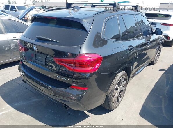 5UXTY3C06M9E16415 2021 BMW X3 Black Հետևի աջ