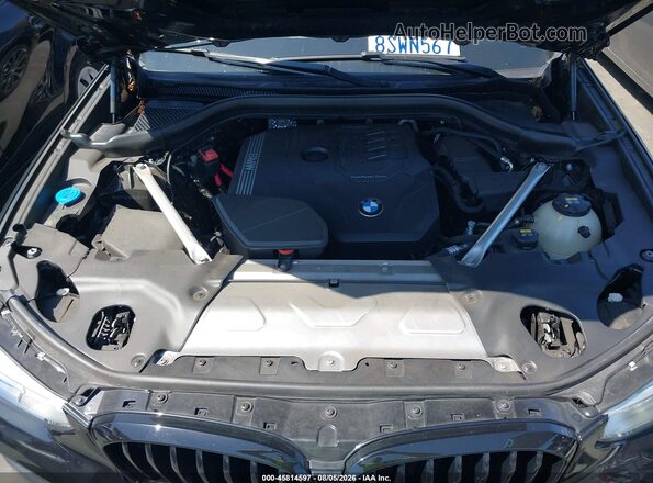 5UXTY3C06M9E16415 2021 BMW X3 Black Հետևի տեսք